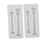 jojofuny Moule En Silicone Lampadaire Noël 2 Pièces Pour Fabrication Bougies Pâtisserie Loisirs Créatifs Solide Usage Polyvalent Fête Hiver Dîner De Noël