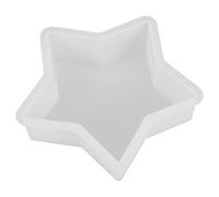 jojofuny Moule en Silicone Réutilisable Facile à Démouler D'étoile à Cinq Branches Blanc pour Créations et Spécimens en Résine