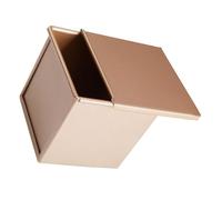 jojofuny Moule Mie Carré 100X100 MM Antiadhésif avec Couvercle Boîte à Toast pour Cuisson au Four Conservation Fraîcheur Pâtisserie Maison et Petit-Déjeuner