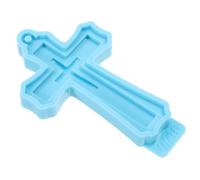 jojofuny Moule Silicone Flexible Croix pour DIY Bijoux et Porte-clés Démoulage Facile Réutilisable pour Artisanat Créatif et Fabrication Pendentifs