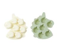 jojofuny Moules en Silicone Couleur Aléatoire pour Gâteau Licorne Lot de 2 Facile à Utiliser Nettoyer, pour Pâtisserie DIY Pâte à Modeler et Glaçage
