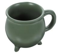jojofuny Mug en Céramique Vert de Chaudron Robuste et Résistant, Tasse à Café Halloween Maison Cafés