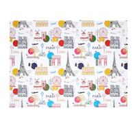 jojofuny Nappe imperméable en Tissu PEVA Anti-Taches pour Peinture Enfant, Tapis de Table réutilisable Lavable, Protection Table et Sol pour activités artistiques, Motif Bande dessinée