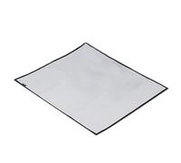 jojofuny Napperon Ignifuge et Résistant à la Chaleur 46X35 CM Tapis Isolant en Tissu Double Revêtement en Silicone Protection Thermique pour Barbecue et Repas en Plein Air