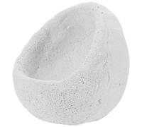 jojofuny Nid D’Anémone en Céramique Ouvert Trou Pierre Décorative Réaliste pour Aquarium Marin Habitat Corallien Solide Refuge sous-Marin pour Poissons Élément Déco Aquascaping Bleu