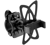 jojofuny Noir Support de Téléphone Guidon, Plastique, pour Vélo et Moto | Installation Facile, Stabilité Renforcée, Retrait Rapide, pour Navigation sur Vélo et Moto, Usage Quotidien