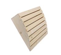 jojofuny Oreiller Appui-tête en Bois Courbé pour Sauna Confortable, Accessoire Beige pour Cabine de Vapeur et Détente