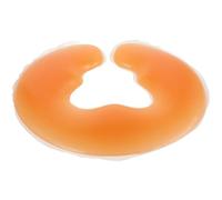 jojofuny Oreiller de Soutien Cervical Design Confortable et Compact Orange en Silicone Coussin de Massage du Visage de U Adapté aux Séances de Thérapie et Massages