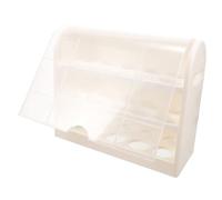 jojofuny Organisateur De Réfrigérateur Pour Œufs Boîte à Œufs à Avec Couvercle Rangement Pratique Pour Cuisine Contenant Réutilisable Anti-roulement Et Anti-collision