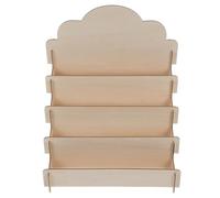 jojofuny Organisateur en Bois pour Cartes Postales et Affiches, Présentoir Multifonction pour Produits Cosmétiques, pour Événements et Bureaux