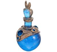 jojofuny Ornement Décoratif pour Flacon de Potion en Résine Bleu Ambiance | Décoration de Table, Sculpture Créative, Maison, Solide, Praticité, Style Charmant, Pièce Bleue