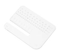 jojofuny Outil de Perforation Multifonction en Acrylique Transparent 4mm Épaisseur, Plaque Perforée pour Cuir, Poinçon à Coudre, Accessoire de Maroquinerie pour Artisanat et Travaux