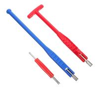jojofuny Outil d'Installation Tige de Soupape et Extracteur de Valve Pneu Voiture Moto 3 Pièces iguille Double Usage pour Entretien Pneumatiques