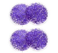 jojofuny Packs de Gel Réutilisables pour les Yeux 2 Paires de Masques Chauds et Froids Patchs Rafraîchissants Violet pour Soulager la Fatigue Oculaire Confortables et Adaptés à l’Usage