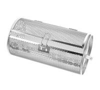 jojofuny Panier Rôtissoire Acier Inoxydable pour Four et Friteuse à Air Cage Rotative avec Porte pour Cuisson Uniforme de Frites et Grillades Accessoire pour Cuisine Familiale et