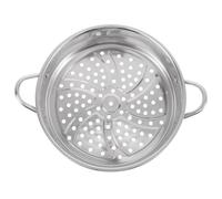 jojofuny Panier Vapeur Accessoire Pratique en Acier Inoxydable 304 Double Poignée et Trous Multiples pour Cuisson Rapide la Vapeur à Domicile Restaurant