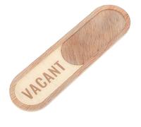 jojofuny Panneau de Confidentialité Coulissant Acrylique Signe Vacant Réservé Indicateur de Porte pour Restaurant Bureau Conférence Usage Privé et Pratique