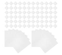 jojofuny Papier de Pesée Carré Blanc pour Laboratoire, sans Colle ni Additifs, 500 Feuilles Résistantes à L'abrasion, pour Transfert Précis D'échantillons