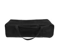 jojofuny Paquet de Rangement pour Ustensiles de Barbecue 45 Cm en Tissu Oxford Noir, Portable et Lavable en Machine, pour Camping, Pique-niques et Organisation D’Outils D’extérieur