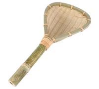 jojofuny Passoire à Nouilles en Bambou Naturel, Grosse Taille, Résistante la Chaleur, Écumoire Écologique Cuisine, Maison et Restaurant, Ustensile Cuisine Solide et Facile à Nettoyer