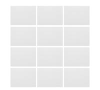 jojofuny Patchs de Réparation Murale en Pvc, 40 Pcs, Autocollants à Coller, Cache de Trous et Fissures pour Murs, Blanc, pour Murs et Revêtements Muraux