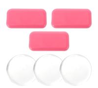 jojofuny Patchs Pratiques et Résistants 6pcs Coussinets en Silicone pour Extensions de pour Usage Quotidien et Salon de