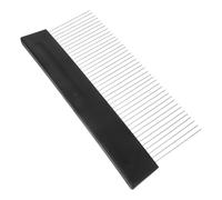jojofuny Peigne à Texturer en Acier Inoxydable Grand Format Grattoir à Grainage pour Enduits et Plâtres Décoratifs Outil Professionnel pour Effets Lin sur Murs et Béton Finition