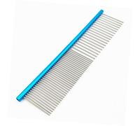 jojofuny Peigne Détachant Pour Chien à Dents Acier Inoxydable Brosse De Toilettage Pour Chiens Et Animaux De Compagnie