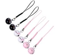 jojofuny Pendentifs en Cuivre Chat Amulette Clochette, Lot de 6 Pièces, Décorations Suspendues pour Téléphones Portables et Paquet, Ornements de Chat Chinois, Accessoires Décoratifs