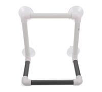 jojofuny Perchoir pour Perroquets avec Ventouses Support Debout pour Oiseaux Installation Facile sur Fenêtre et Salle de Bain Accessoires pour Conures et Perruches