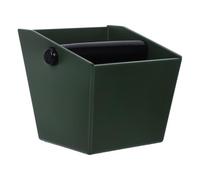 jojofuny Petit Bac à Café Espresso en Plastique Forestier Vert Barre Amovible et Base Antidérapante Amortissante Boîte de Rangement Déchets Café Expresso pour Bar Professionnel Nettoyage