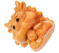 jojofuny Petit Pendentif Dragon en Bois Sculpté Breloque Zodiacale Artisanale Mini Figurine Dragon pour Bijoux Soi-Même Décoration Bureau Présent Créatif Original