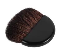 jojofuny Petit Pinceau Plat à Blush en Nylon Doux 5 Cm, Pinceau de Maquillage de Voyage Compact Multifonction pour Poudre et Contouring, Outil Portable pour Retouches Visage