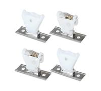 jojofuny Petits Bloque-Cordons Universels pour Stores Romains Serrure de Cordon Plastique Blanc Lot de 2 Set de Sets Compacts et Légers Accessoires pour Rideaux Domestiques Maintien