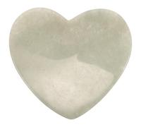 jojofuny Pierre de Gua Sha en Jade Naturelle Forme Grand Cœur, Outil Facial Gua Sha pour Massage Visage, Soin Peau Essentiel, Accessoire Beauté pour Relaxation