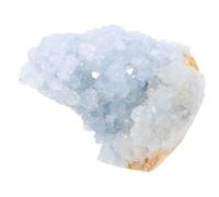 jojofuny Pierre Décorative en Cristal Bleu, Forme Irrégulière | Décoration Intérieure, Échantillon Minéral pour Garçon et Filles, Photo, Anniversaire, Nouvel An