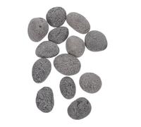 jojofuny Pierres de Lave Naturelles pour Foyer Extérieur Pierres Volcaniques Réutilisables 3-5 CM Paquet 1 Kg pour Brasero Cheminée à Gaz et Barbecue à Gaz Diffusion Uniforme Chaleur