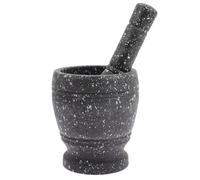 jojofuny Pilon à Ail et Épices en Plastique Finition Marbre Presse-Ail Ménager Ergonomique Outil Domestique Cuisine Surface Lisse et Prise en Main Confortable