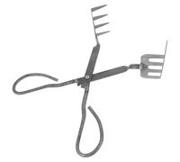 jojofuny Pince à Crabes en Fer Noir Manche Long - Pince Casse-Noix Robuste pour Fruits de Mer - Outil de Serrage Anti-Pincement Sécurisé Barbecue Fête en Plein Air Cuisine