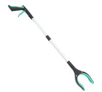 jojofuny Pince à Longue Portée Manche Vert Pliable en Alliage D'aluminium pour Ramassage sans Se Baisser, Outil de Préhension Pratique pour Éboueurs et Seniors à Domicile Parc
