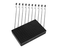 jojofuny Pince Peinture avec Support Base pour Modélisme DIY Clips Crocodile pour Peinture Aérographe Séchage Modèle Accessoires Loisirs Créatifs