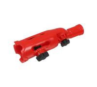 jojofuny Pince universelle porte-brosse réglable Rallonge de pinceau multi-angle avec perche dispositif d'extension de poteau de peinture couverture de pinceau pinceaux pour murs PVC rouge