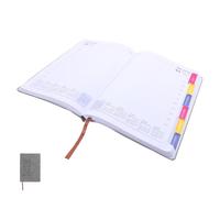 jojofuny Planner Weekly Monthly Organizer With Habit Tracker Ink-resistant Paper Soft PU Cover Daily Appointment Journal For School And Office
