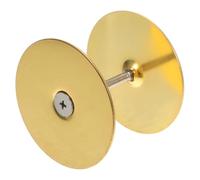 jojofuny Plaque Cache Trou Acier Inoxydable Doré pour Porte et Couvre Trou de Serrure et de Améliore la Sécurité Domestique avec Finition et Design Décoratif