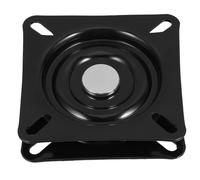jojofuny Plaque Pivotante Résistante aux Rayures Cassures pour Tabouret de Bar Noir Simple Forme et Chaise de Bureau pour Meubles Pivotants