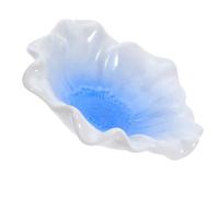 jojofuny Plateau à Bijoux Céramique à Motif Floral Dégradé Porte-bagues et Porte-colliers Décoratif pour Rangement Anneaux Boucles Oreilles et Bracelets Plateau Polyvalent pour Coiffeuse et