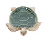 jojofuny Plateau à Bonbons Tortue Grand Format en Résine, Bol de Rangement Multifonction Créatif, Accessoire Décoratif pour Bureau et Maison, Plateau Unique pour Clés et Bijoux,