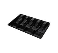 jojofuny Plateau Caisse Portable Compartiments pour Billets et Boîte Compteur de Remplacement pour Caisse Liquide Organiseur Pratique pour