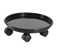 jojofuny Plateau de Support pour Pot de Fleurs Mobile avec roulettes sous-Pot Collecteur Eau Plastique Protection Sol pour Plantes Intérieur et Extérieur Adaptée et Légère