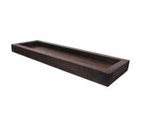 jojofuny Plateau en Bois Rustique Long et Étroit 40 CM pour Bougies et Apéritifs Plateau Décoratif Multifonction pour Centre de Table Buffet Salle de Bain et Organisation Maison